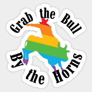Grab the Bull Sticker